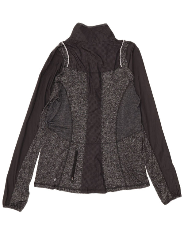 Lululemon Giacca da tuta da donna US 10 Large Grey Colourblock Sports