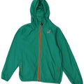 Giacca antipioggia con cappuccio per bambina K-Way 11-12 anni Verde