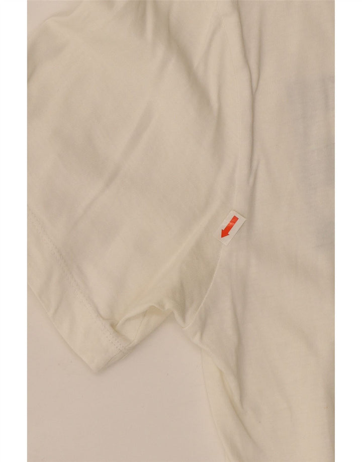 T-shirt grafica da uomo Nike Top Small in cotone bianco