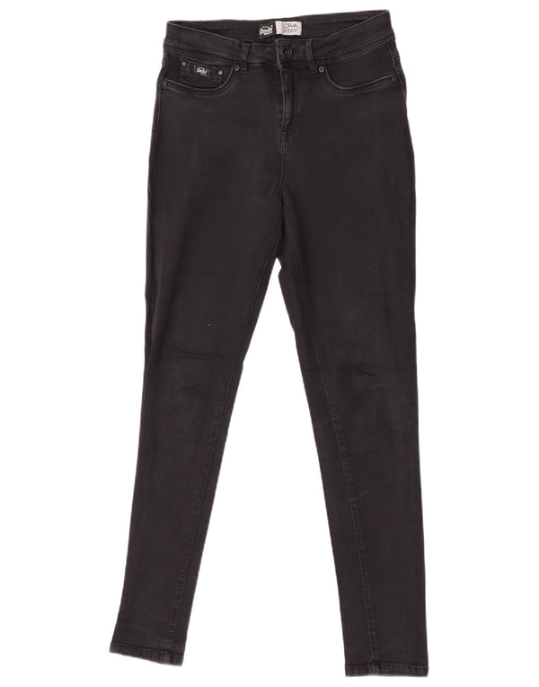 Jeans skinny Superdry da donna Sophia W26 L30 cotone nero