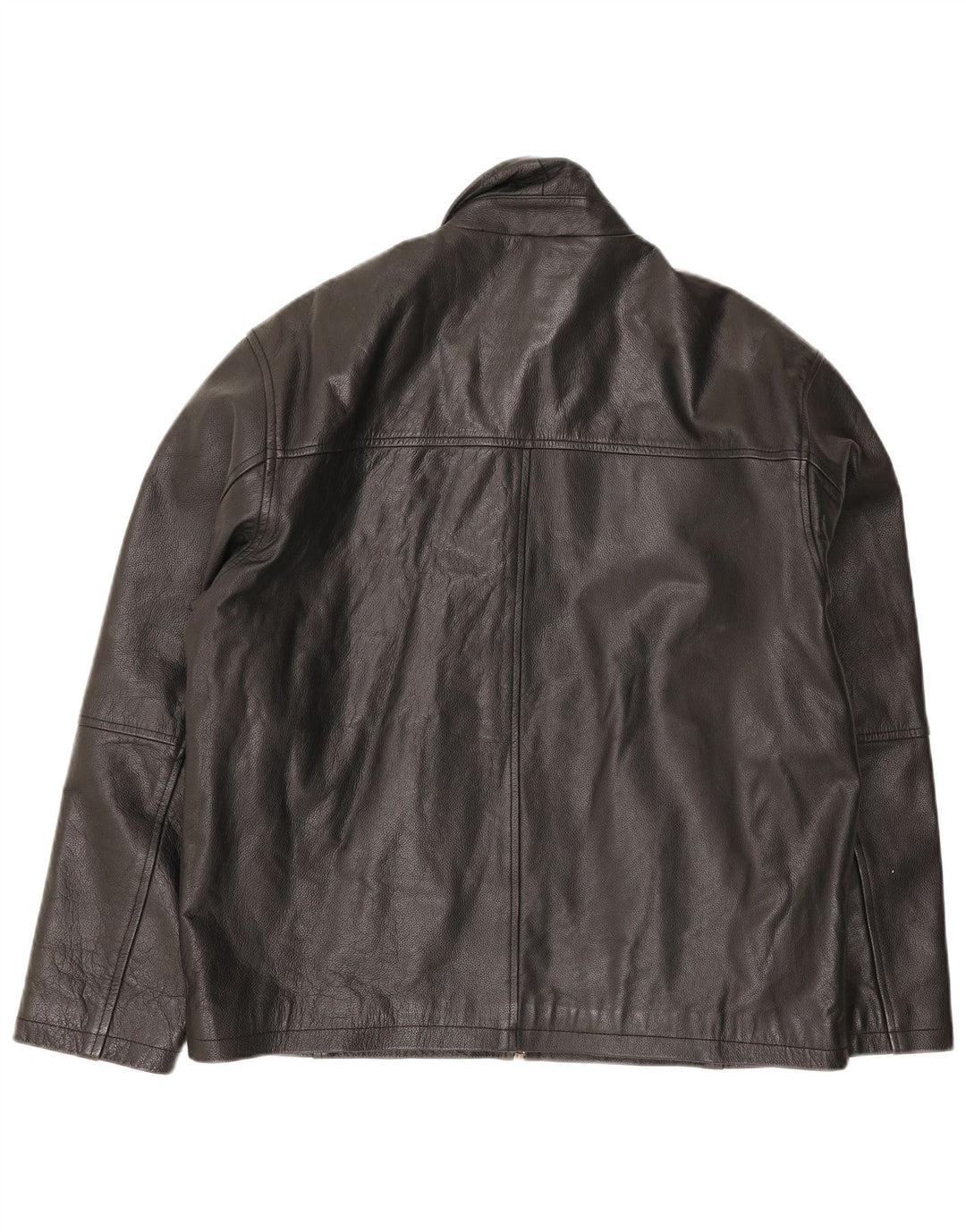 Giacca in pelle da uomo St. Bernard UK 41 grande nera