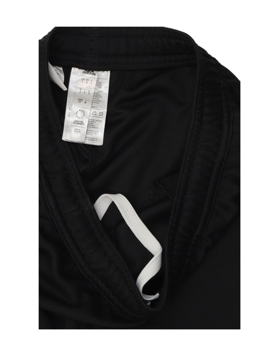 Pantaloni da tuta da uomo Adidas Small neri in poliestere