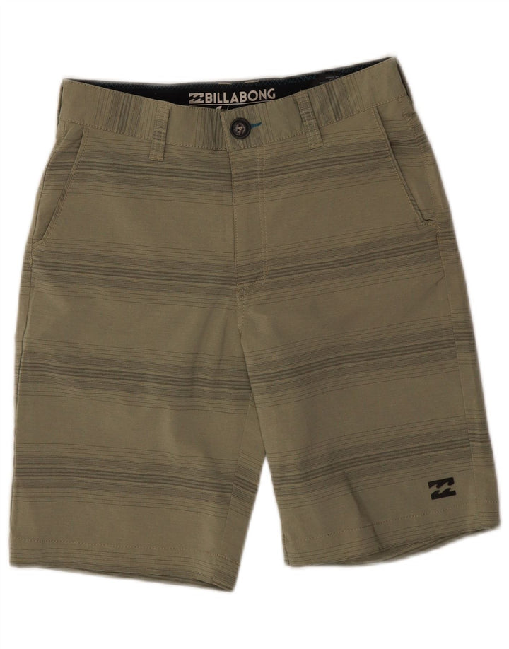 Pantaloncini chino da uomo Billabong W26 piccoli in poliestere a righe kaki