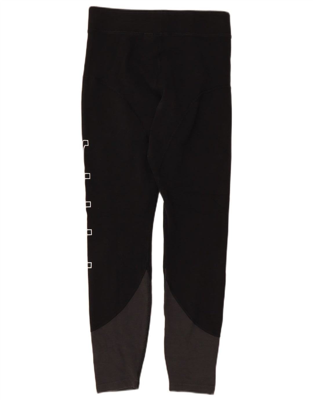 Leggings grafici da donna Nike UK 12 cotone color block medio nero