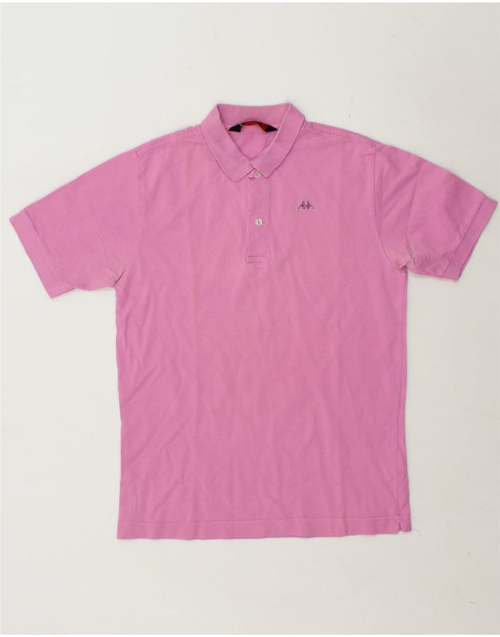 KAPPA Mens Polo Shirt Small Pink Cotton Vintage Kappa and Second-Hand Kappa from Messina Hembry 