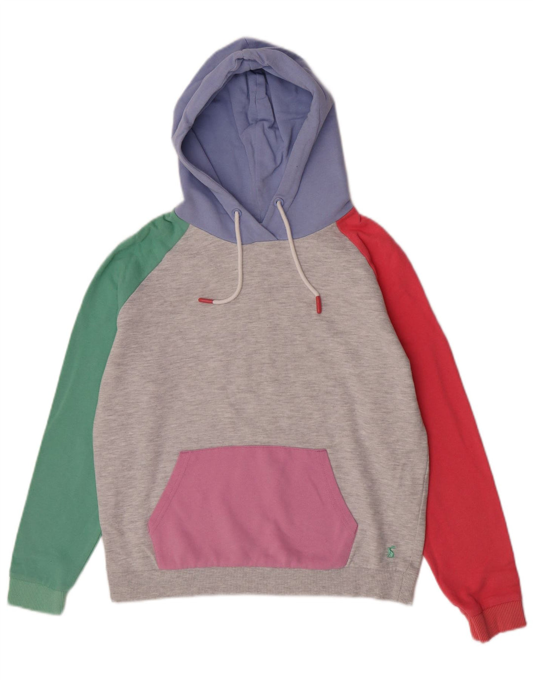 Felpa con cappuccio da donna Joules UK 12 Medium multicolore Colourblock