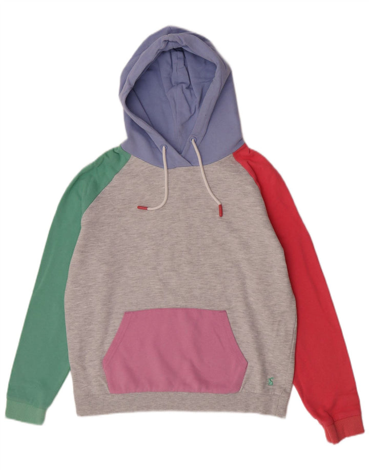 Felpa con cappuccio da donna Joules UK 12 Medium multicolore Colourblock