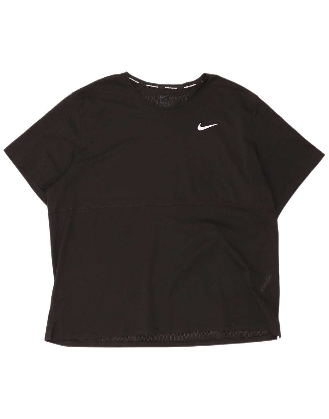 T-shirt Nike Dri Fit da uomo 2XL nera in poliestere