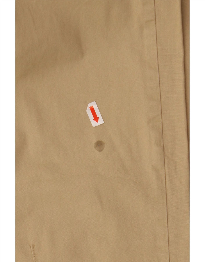 Pantaloni corti affusolati a vita alta ZARA da donna grandi W30 L24 Beige