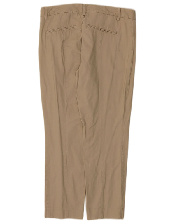 Pantaloni corti slim da donna Gap UK 10 piccoli W30 L25 cotone beige