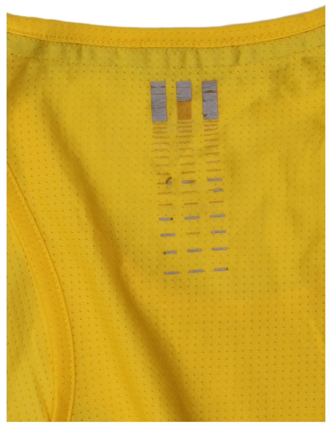 Canotta Adidas da uomo in poliestere color block medio giallo