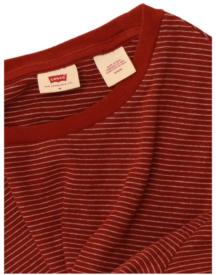T-shirt da donna LEVI'S UK 12 Marrone medio a righe