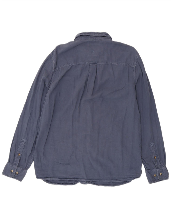 Camicia da uomo dalla vestibilità regolare Fat Face, taglia grande, in cotone blu navy