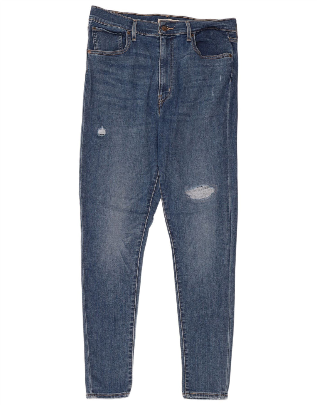 Jeans skinny effetto invecchiato da donna Levi's W32 L30 cotone blu