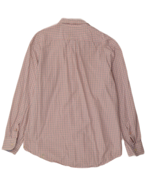 Camicia da uomo IZOD XL in cotone a quadri rosa