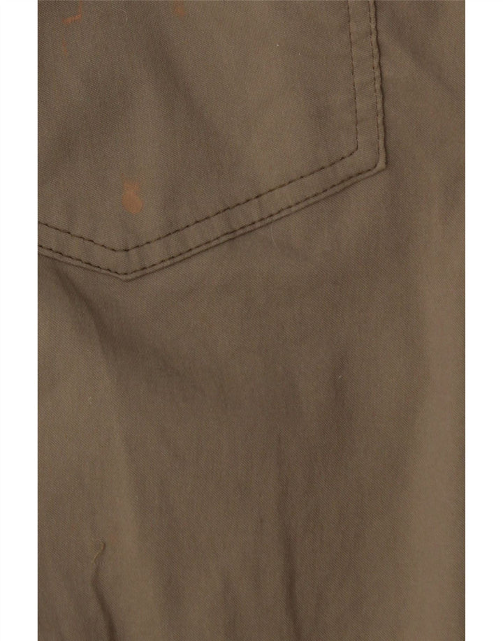 Pantaloni cargo dritti da uomo Wrangler W30 L30 nylon kaki