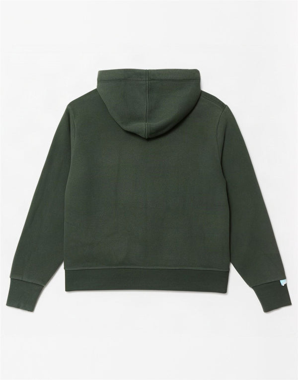 Felpa con cappuccio grafica da uomo Superdry XL in cotone verde