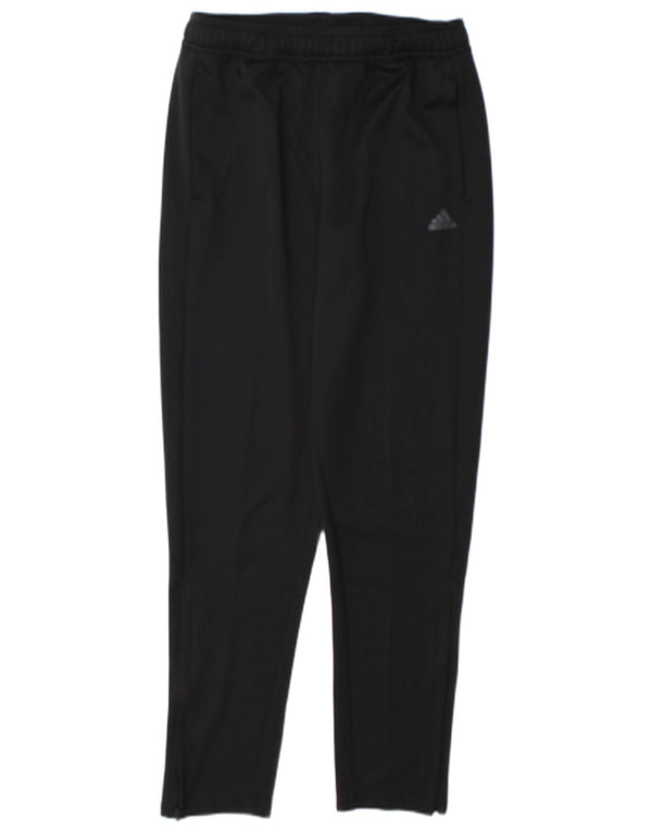 Pantaloni della tuta Adidas Aeroready da ragazzo 13-14 anni in poliestere nero