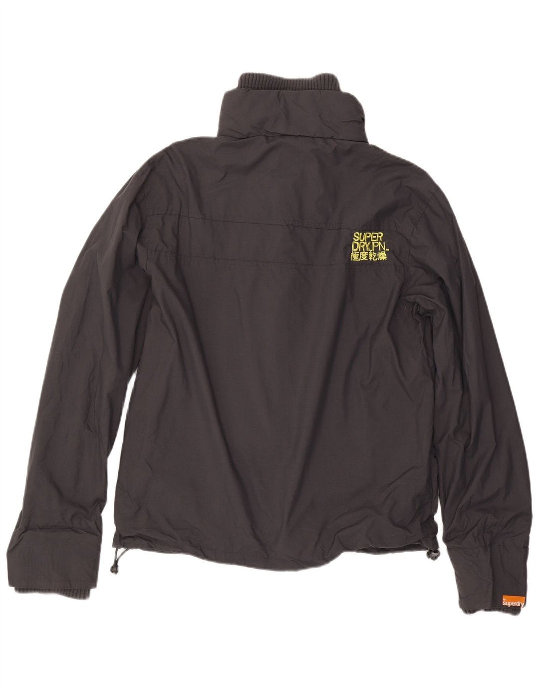 Giacca antipioggia grafica da uomo Superdry UK 42 XL nylon grigio
