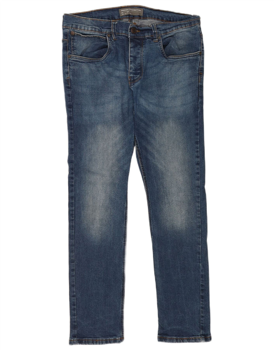Jeans slim da uomo French Connection W36 L32 cotone blu