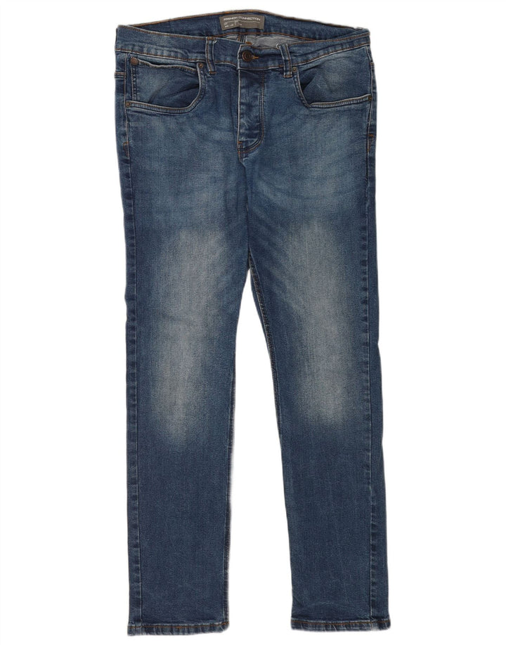 Jeans slim da uomo French Connection W36 L32 cotone blu