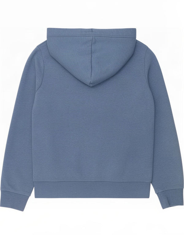 Maglione con cappuccio e zip da donna Superdry UK 14 grande cotone blu