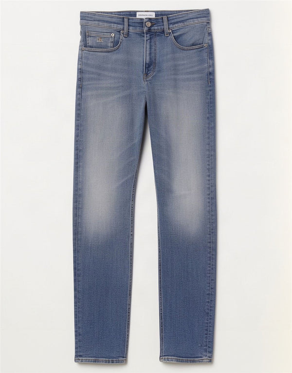 Jeans slim da uomo Calvin Klein W31 L32 cotone blu