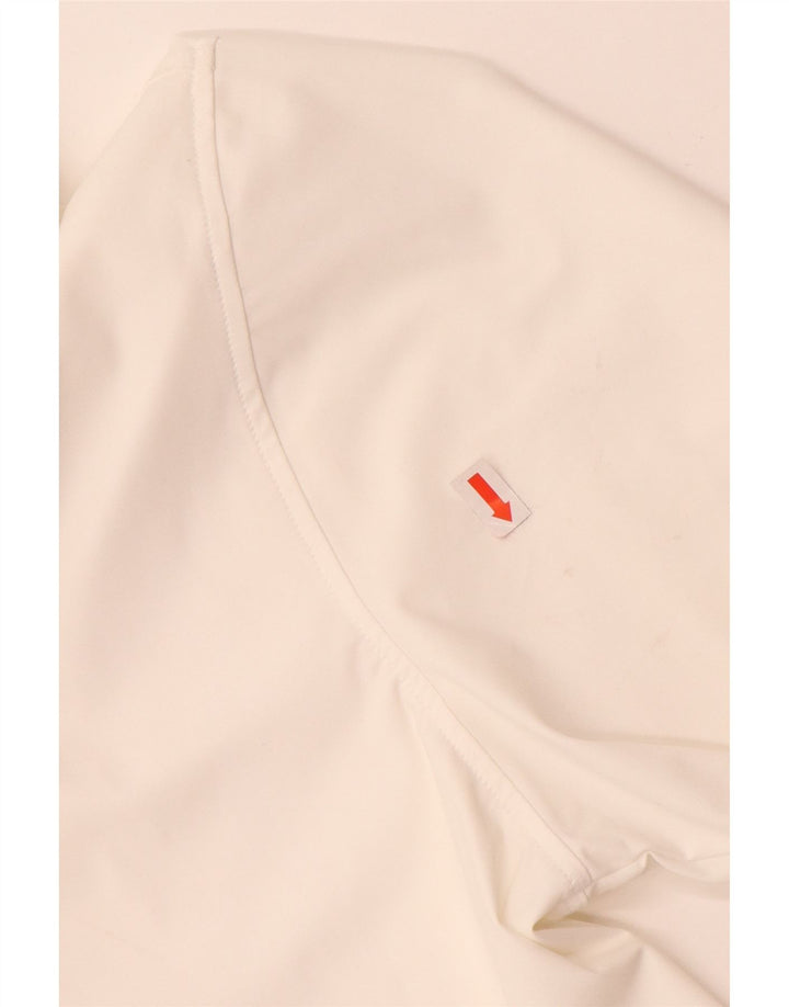 BOTTEGA ARTIGIANA Polo da uomo in nylon bianco sporco medio