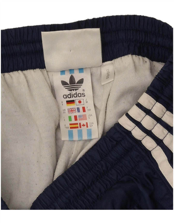 Pantaloni da tuta da uomo Adidas Joggers medi in poliestere blu navy