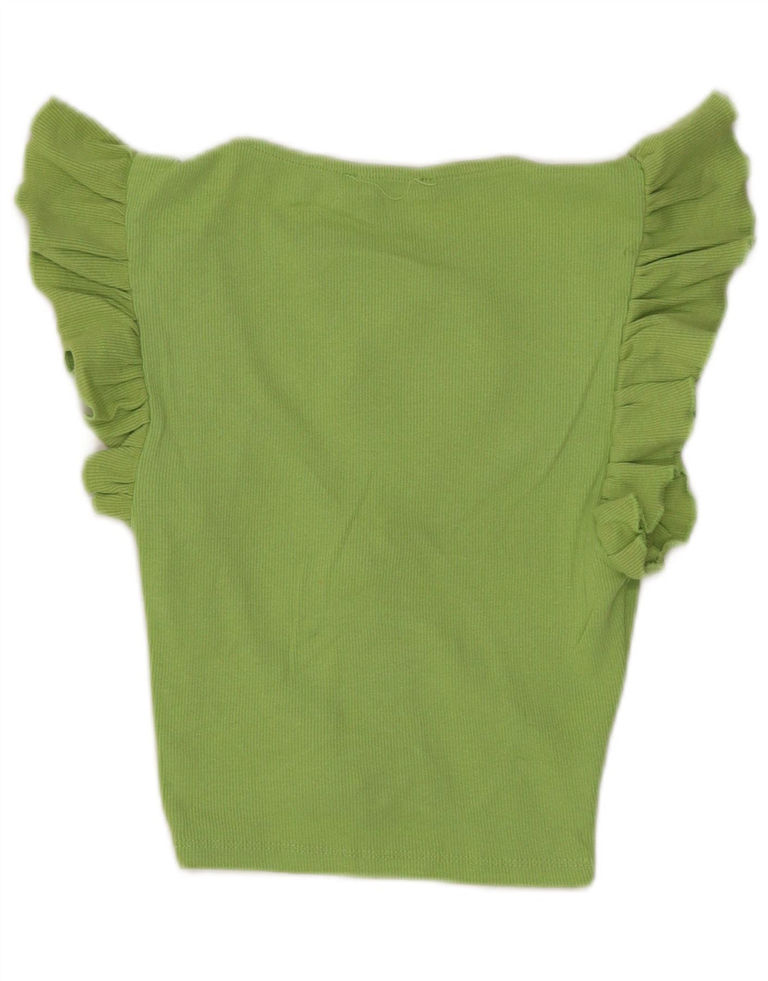 Top corto in camicetta corta da donna Zara UK 8 piccolo verde