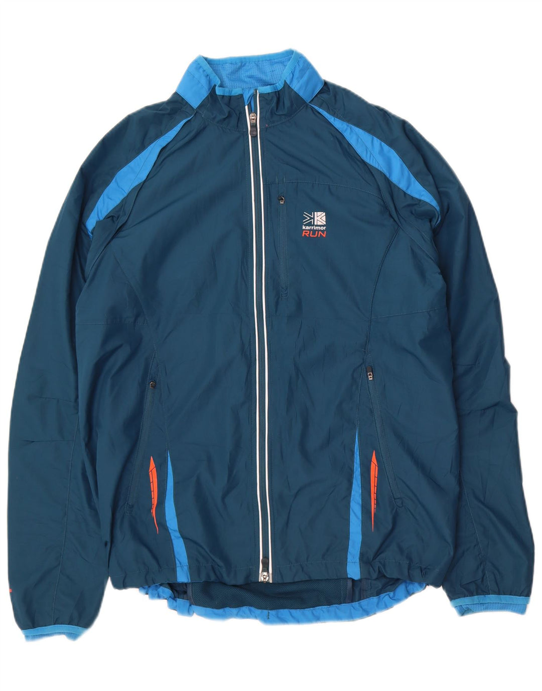 Giacca da tuta da uomo Karrimor UK 40 Large Blu Colourblock Poliestere