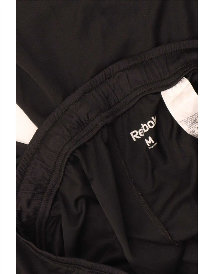 Pantaloncini sportivi Reebok da uomo medio nero in poliestere