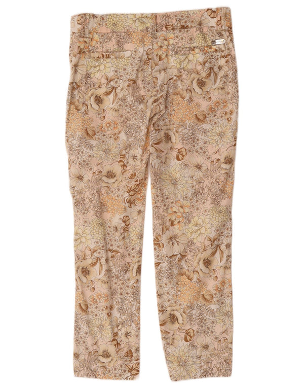 Pantaloni cropped da donna Conte of Florence IT 42 medio W30 L25 rosa floreale