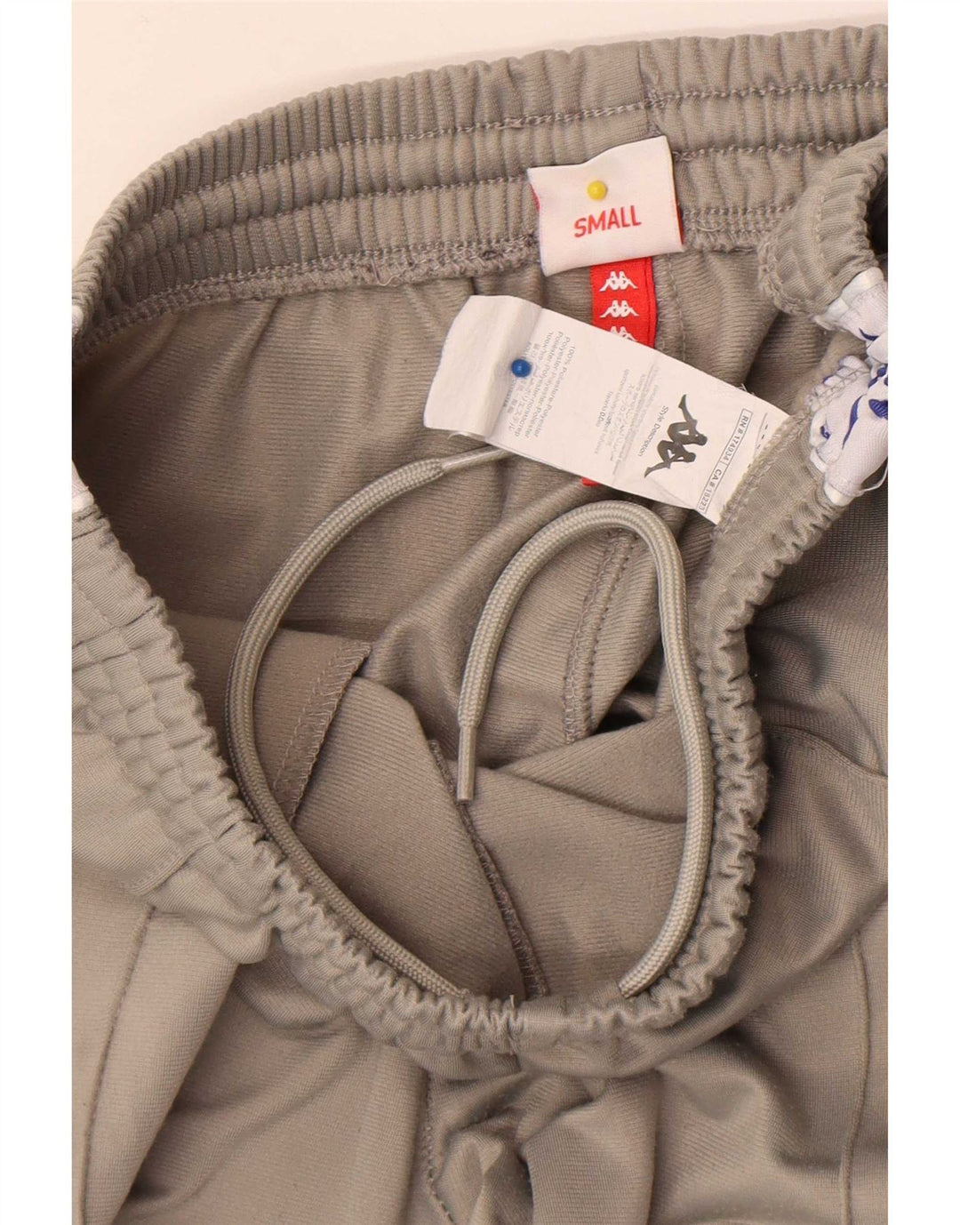 Pantaloni da tuta con grafica Kappa da uomo Joggers Small Grey Colourblock
