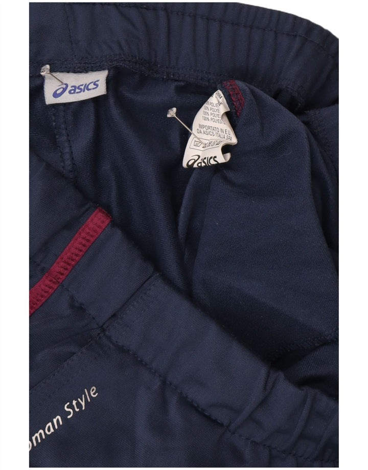 Pantaloni da tuta da donna Asics Joggers UK 16 Large Blu Navy Poliestere