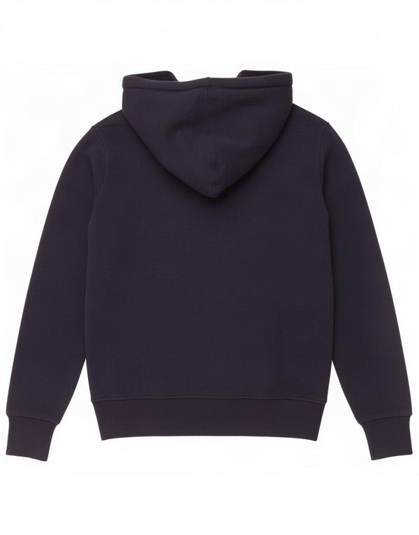 Felpa con cappuccio grafica da uomo Superdry Small in cotone blu navy