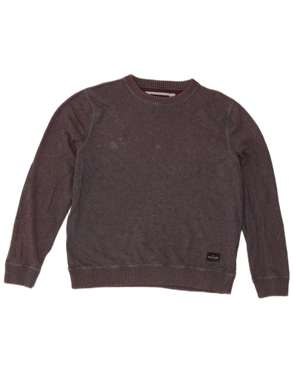 Felpa da uomo Quiksilver Maglione in cotone bordeaux medio