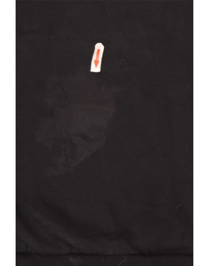 Felpa grafica da uomo Puma Maglione piccolo cotone nero