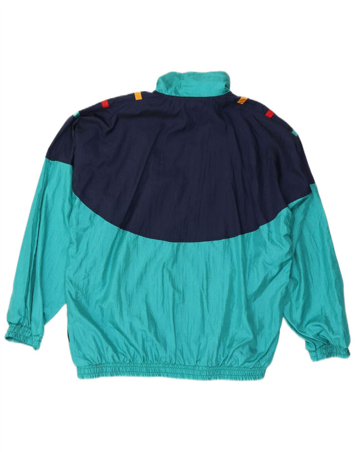 Giacca da tuta da uomo VINTAGE XL blu color block