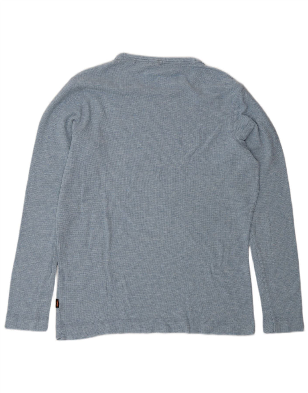 Hugo Boss Top da uomo slim fit a maniche lunghe grande blu