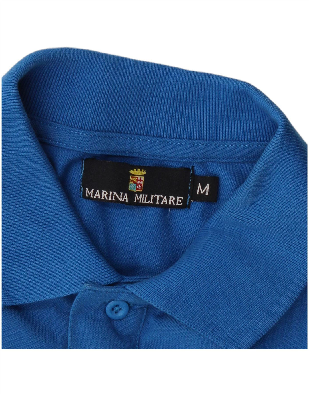 MARINA MILITARE Mens Polo Shirt Medium Blue