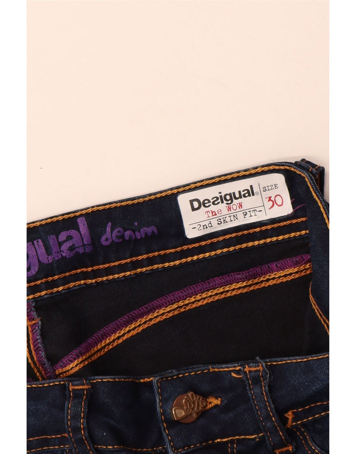 Jeans skinny da donna Desigual W30 L34 Blu navy