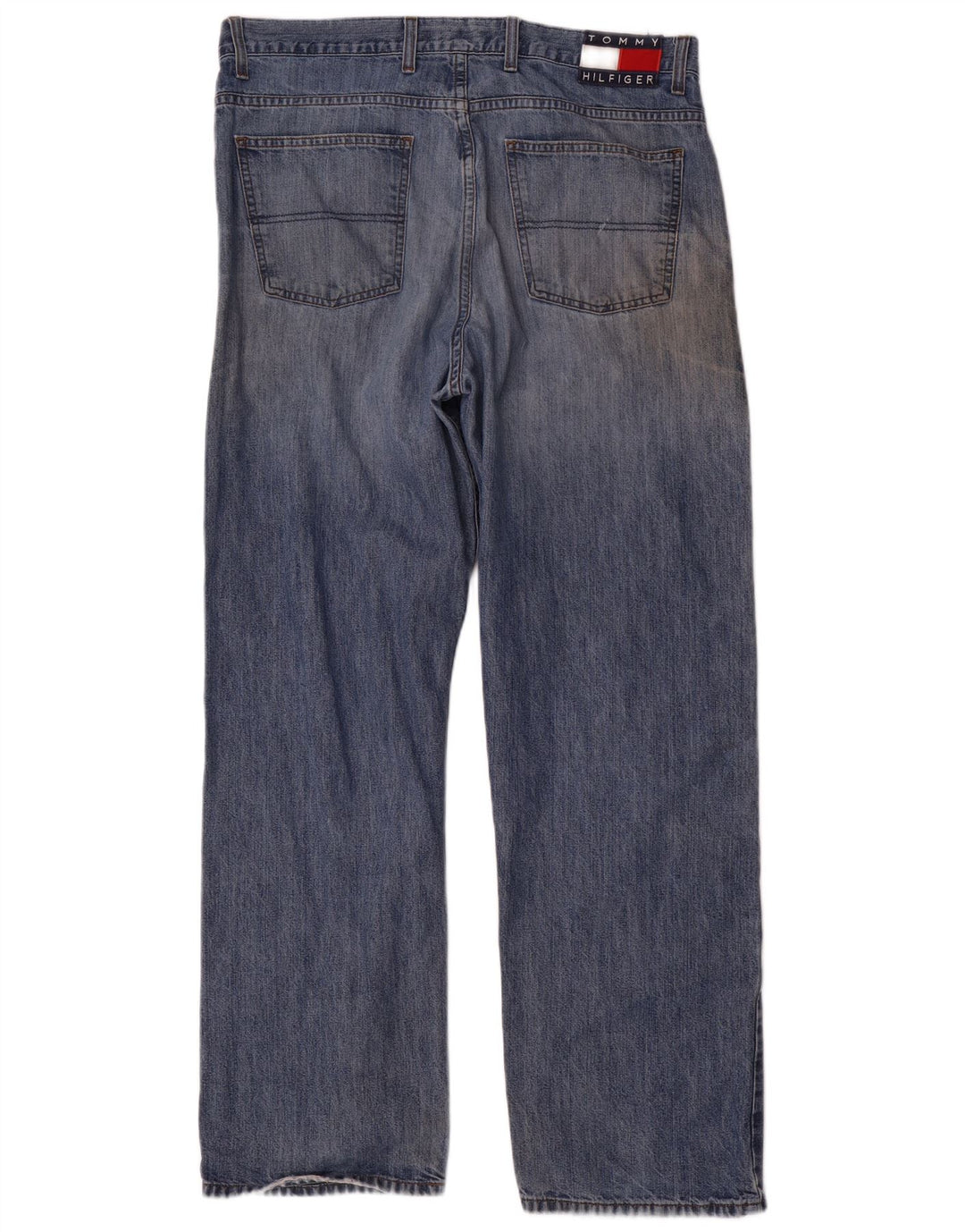 Jeans dritti da uomo Tommy Hilfiger W36 L32 cotone blu