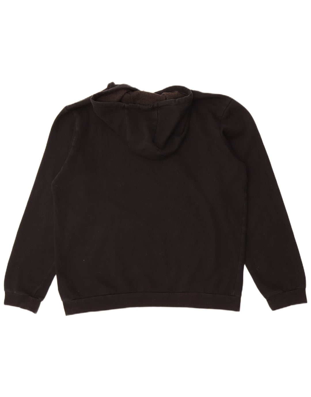 Felpa con cappuccio da uomo Adidas Large in cotone nero