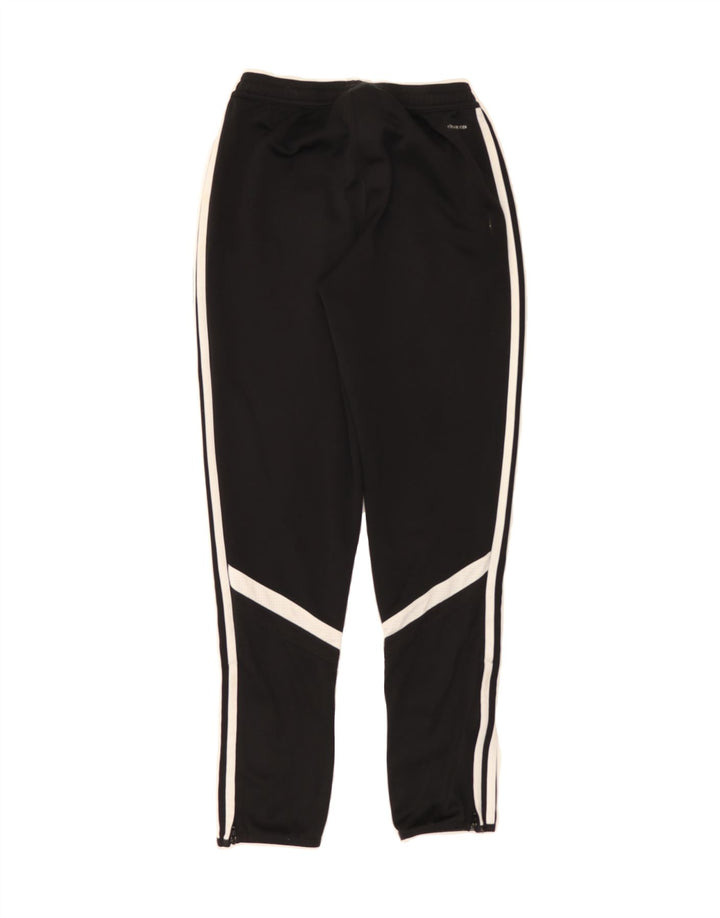 ADIDAS Boys Tracksuit Trousers 11-12 Years Large Black Polyester Vintage Adidas and Second-Hand Adidas from Messina Hembry 