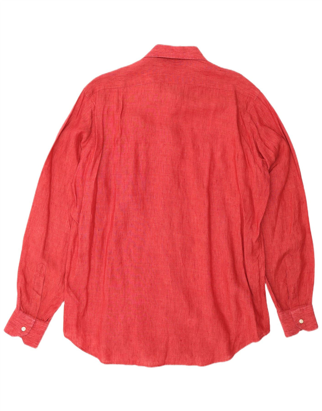 CAMICISSIMA Camicia Uomo Slim Fit XL Lino Rosso