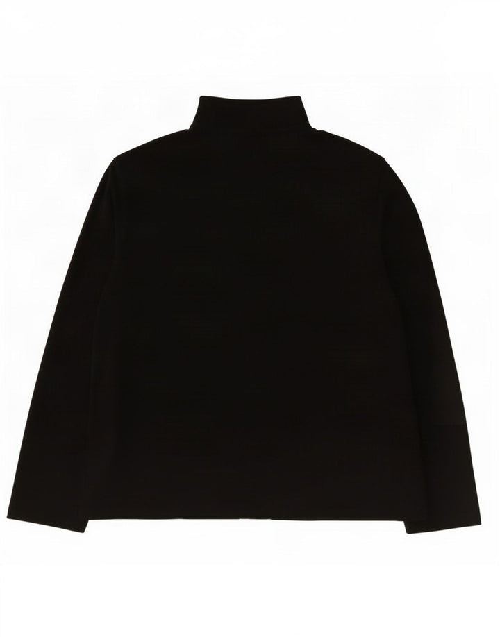 Maglione in pile da uomo The North Face con zip e collo, grande, in poliestere nero