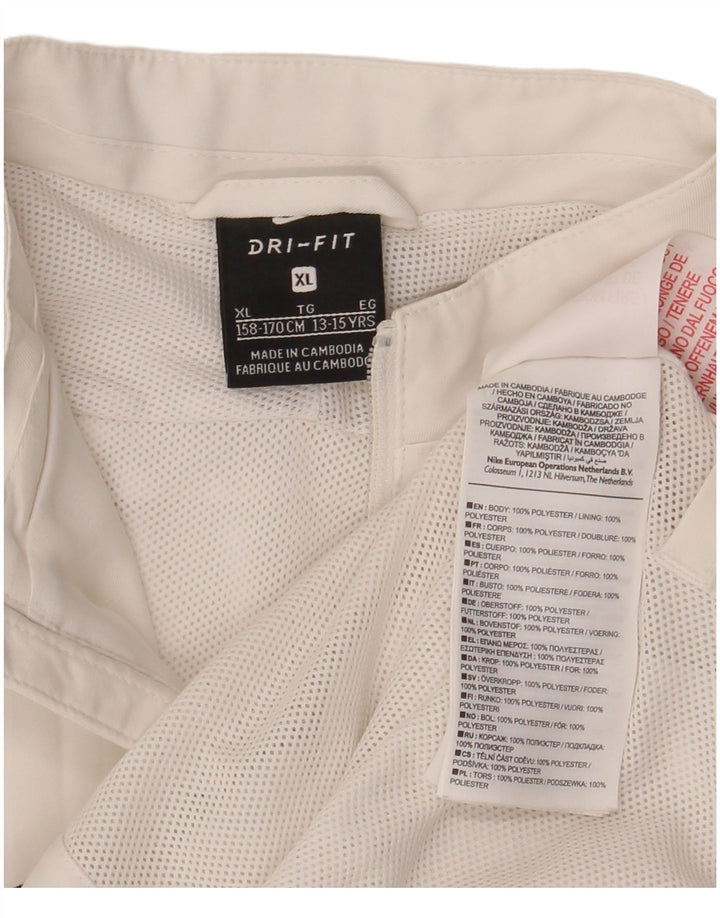 Giacca antipioggia Nike Ragazzo Dri Fit 13-14 anni XL Poliestere color block bianco