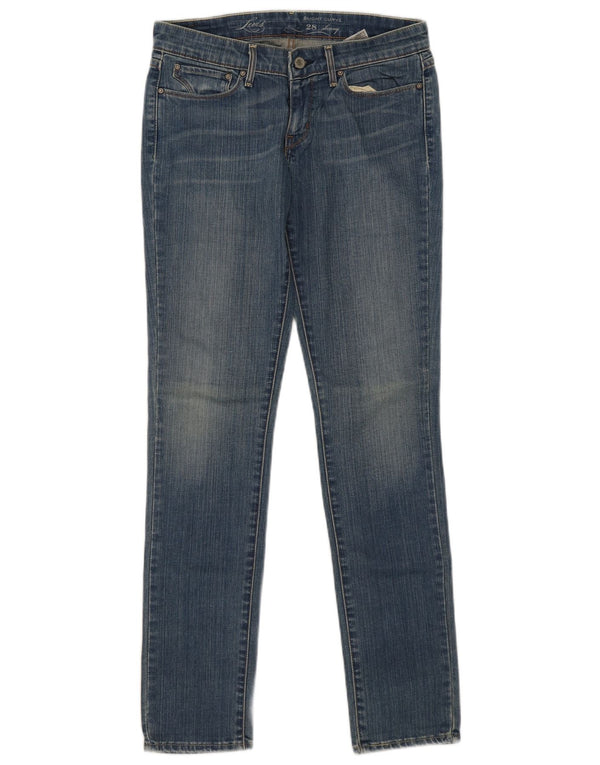 Jeans skinny leggermente curvy da donna Levi's W28 L31 cotone blu