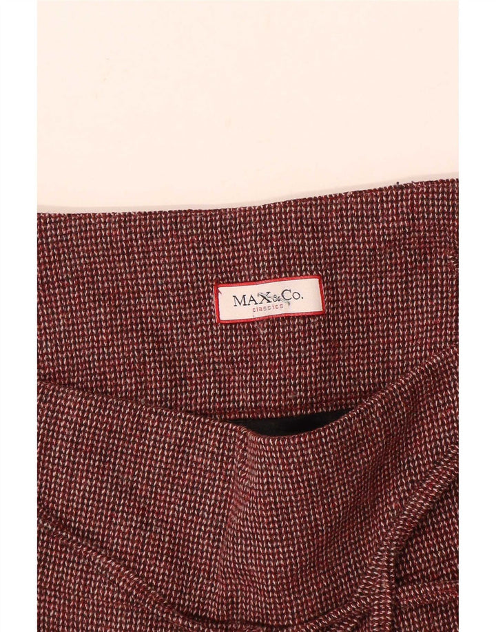 Minigonna da donna Max & Co. W30 Borgogna media